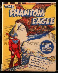9m384 MIGHTY MIDGET COMICS #12 4x5 comic book January 1, 1943 Phantom Eagle defeats flying radios!