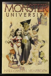 9m385 MONSTER UNIVERSITY #1 comic book December 2005 Halloween Yearbook, Hoffman art, first issue!