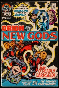 9m388 NEW GODS #2 comic book May 1971 Jack Kirby, Orion, Warlords of Apokolips strike at Earth!