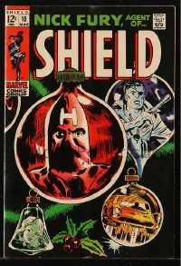 9m390 NICK FURY #10 comic book March 1969 Agent of S.H.I.E.L.D., Twas the Night Before Christmas!