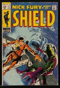 9m391 NICK FURY #11 comic book April 1969 Agent of S.H.I.E.L.D., The 1st Million Megaton Explosion!