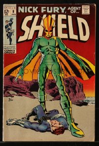 9m404 NICK FURY #8 comic book January 1969 Agent of S.H.I.E.L.D., Thus speaks Supremus!