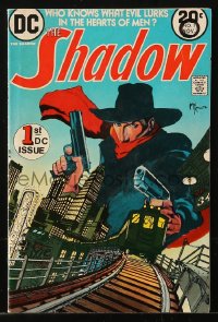 9m408 SHADOW #1 comic book October-November 1973 great Michael William Kaluta cover art!