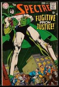 9m412 SPECTRE #5 comic book August 1968 D.C. Comics, Fugitive From Justice!