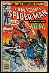 9m415 SPIDER-MAN #171 comic book August 1977 side-by-side with Nova, nothing can stop Photon!