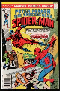 9m413 SPIDER-MAN #1 comic book December 1976 the stinging return of the Tarantula!