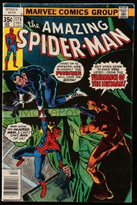 9m418 SPIDER-MAN #175 comic book December 1977 The Punisher, Big Apple Battleground!