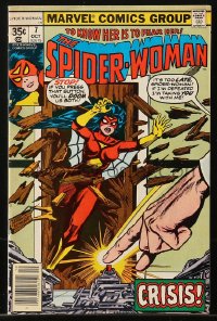 9m421 SPIDER-WOMAN #7 comic book October 1978 Marvel Comics, to know her is to fear her!