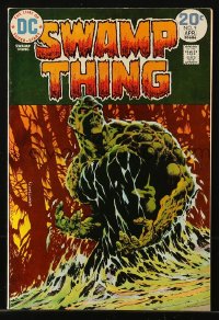 9m424 SWAMP THING #9 comic book March-April 1974 D.C. Comics, Bernie Wrightson cover art!