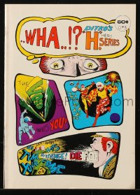 9m448 WHA #3 comic book 1975 Steve Ditko's H. Hero series published by Bruce Hershenson!