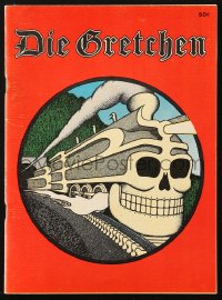 9m073 DIE GRETCHEN underground comix 1973 Jim Harter drawings, collages, poster designs & photos!