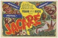 9m169 JACARE herald 1942 Frank Buck's first feature picture ever filmed in the wild Amazon Jungle!