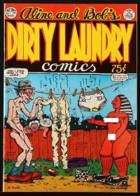 9m085 ROBERT CRUMB underground comix 1974 Aline & Bob's Dirty Laundry by Kominsky & Crumb!