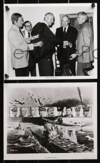 9m033 MIDWAY 20 8x10 stills 1976 Charlton Heston, Henry Fonda, includes 4 supplements & 2 candids!