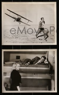 9m046 NORTH BY NORTHWEST 6 8x10 stills 1959 Cary Grant, Hitchcock, includes cropduster scene!