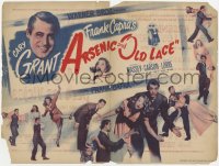 9m106 ARSENIC & OLD LACE herald 1944 Cary Grant, Priscilla Lane, Frank Capra classic, ultra rare!