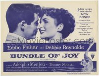 9m117 BUNDLE OF JOY herald 1957 Debbie Reynolds & Eddie Fisher in their first movie together!
