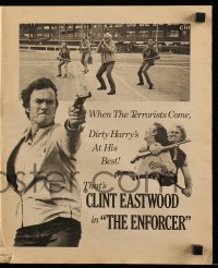 9m131 ENFORCER herald 1976 when the terrorists come, Clint Eastwood is Dirty Harry is at his best!