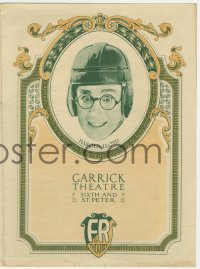 9m149 FRESHMAN local theater herald 1925 Harold Lloyd in football helmet + art of Fairbanks as Don Q!