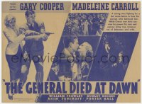 9m150 GENERAL DIED AT DAWN herald 1936 Gary Cooper, Madeleine Carroll, by Clifford Odets, rare!