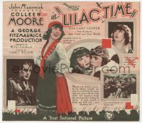 9m179 LILAC TIME herald 1928 British flyer Gary Cooper loves French Colleen Moore in WWI!