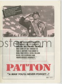 9m195 PATTON herald 1970 General George C. Scott World War II classic, Franklin J. Schaffner