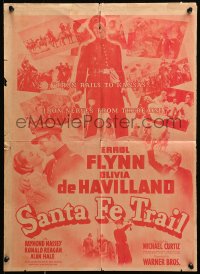 9m206 SANTA FE TRAIL herald 1940 Errol Flynn, Olivia De Havilland, Michael Curtiz!