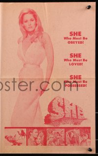 9m207 SHE herald 1965 Hammer fantasy, sexy Ursula Andress, who must be possessed!
