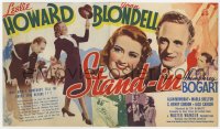 9m213 STAND-IN herald 1937 Leslie Howard & Joan Blondell, Humphrey Bogart shown, very rare!