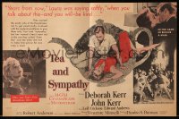 9m219 TEA & SYMPATHY herald 1956 John Kerr needed love & Deborah Kerr dared to give it to him!
