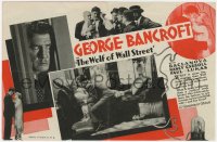 9m231 WOLF OF WALL STREET herald 1929 George Bancroft gets revenge on wife Olga Baclanova!