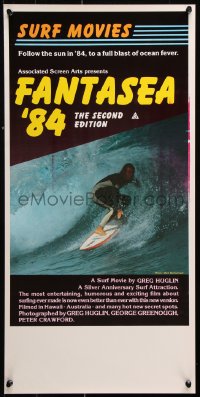 9p032 FANTASEA '84 Aust daybill 1984 great close up surfing photo, a blast of ocean fever!