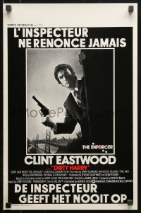 9p362 ENFORCER Belgian 1977 best c/u of Clint Eastwood as Dirty Harry by Bill Gold!