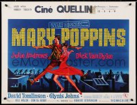 9p388 MARY POPPINS Belgian 1964 Julie Andrews & Dick Van Dyke in Walt Disney's musical classic!