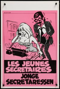 9p431 YOUNG SECRETARIES Belgian 1974 office sex, learn how to come out ahead in business!