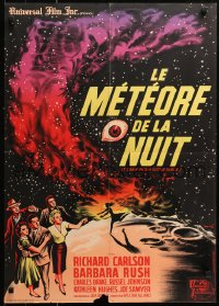 9p463 IT CAME FROM OUTER SPACE French 22x31 R1962 Jack Arnold classic 3-D sci-fi, cool artwork!