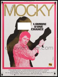 9p486 SHADOW OF A CHANCE French 24x32 1974 star/director Jean-Pierre Mocky & sexy naked woman!