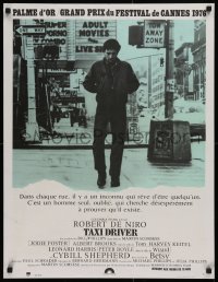 9p495 TAXI DRIVER French 24x31 1976 Robert De Niro walking in NYC Times Square, Martin Scorsese!