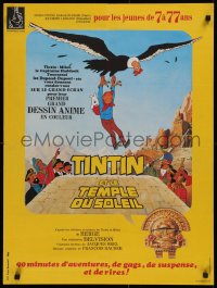9p496 TINTIN & THE TEMPLE OF THE SUN French 23x30 1969 Eddie Lateste's Tintin et le temple du soleil