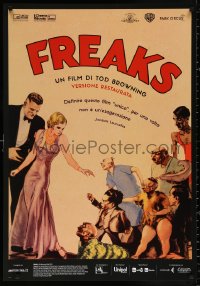9p640 FREAKS Italian 1sh R2016 Tod Browning classic, wonderful art from 1st release Belgian poster!
