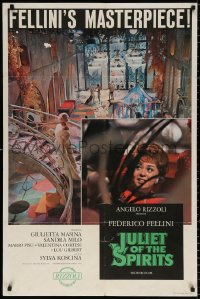 9p642 JULIET OF THE SPIRITS export Italian 1sh 1965 Federico Fellini, Giulietta Masina!