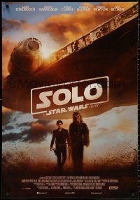 9p645 SOLO Italian 1sh 2018 A Star Wars Story, Howard, Ehrenreich, Glover, Chewbacca, different!