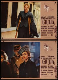 9p736 JULIA group of 11 Italian pbustas 1978 images of Jane Fonda and Vanessa Redgrave!