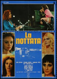 9p787 GIRLS WHO'LL DO ANYTHING Italian 26x37 pbusta 1975 Tonino Cervi, completely different sexy images!