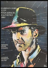 9p166 RAIDERS OF THE LOST ARK signed #18/50 limited edition Polish reprint 2015 by artist Lakomski!
