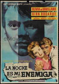 9p190 LIBEL Spanish 1961 Olivia de Havilland & Dirk Bogarde in mistaken identity court trial!