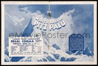 9p273 WHITE HELL OF PITZ PALU English trade ad 1930 G.W. Pabst, Leni Riefenstahl, different!