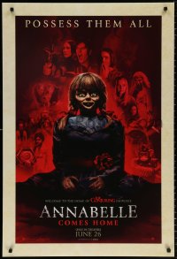 9r444 ANNABELLE COMES HOME teaser DS 1sh 2019 welcome to The Conjuring universe, possess them all!