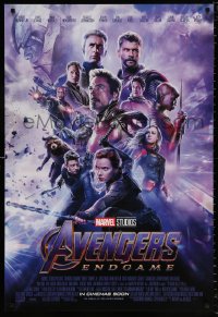 9r464 AVENGERS: ENDGAME advance DS Thai 1sh 2019 Marvel, light montage with Hemsworth & cast!