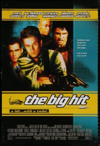 9r496 BIG HIT DS 1sh 1998 Mark Wahlberg, Lou Diamond Phillips & Bokeem Woodbine, w/ Jacuzzi scene!